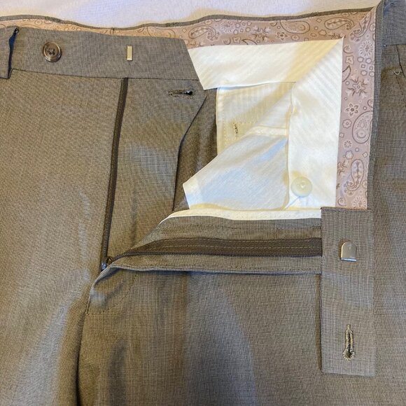 -Lauren Ralph Lauren Tan Dress Pants W36 L27 - Picture 4 of 6